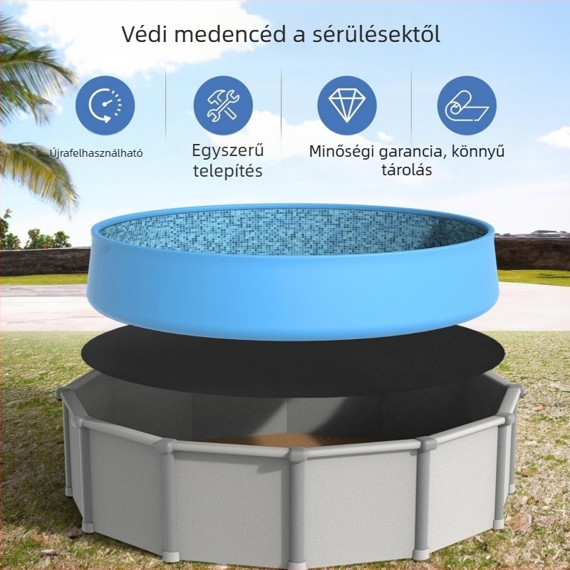 Felszíni medence liner – filc aljzatvédő párna, 260g, YC-001, Prosperity