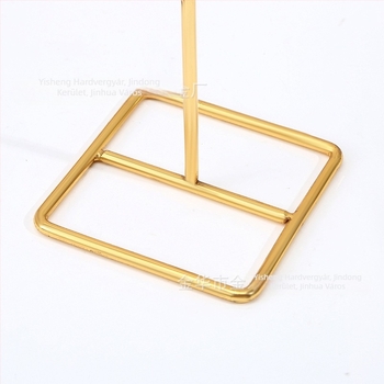 Asztali ékszerkijelző polc - fém, többfunkciós, fülbevalók, nyakláncok és karkötők tárolója, egyemeletes