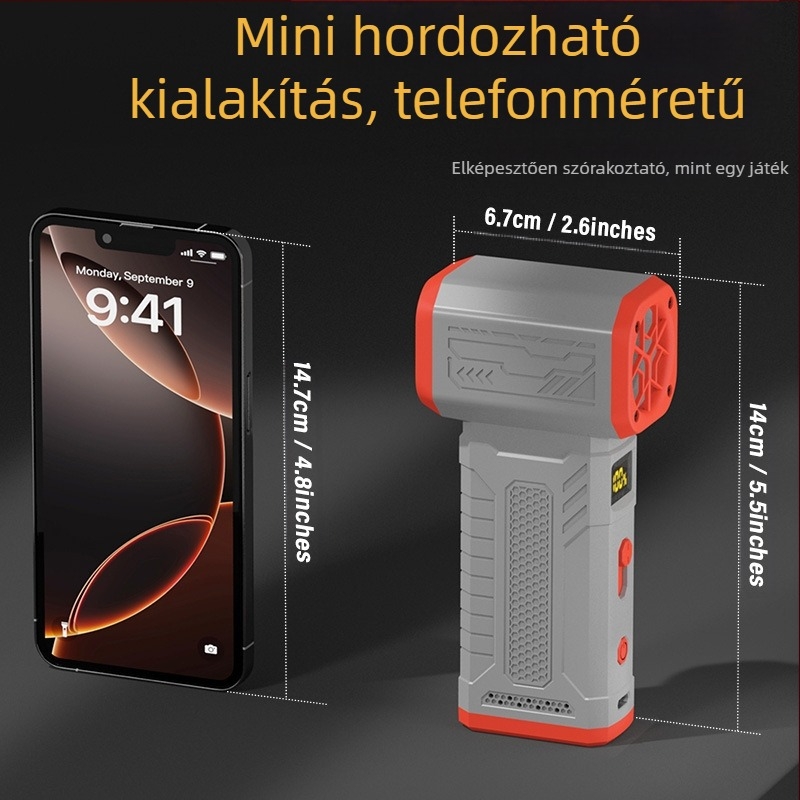 Kézi örvényvortex pormentesítő – FB08G1, 7.4V, 75W, 5500Pa, 10 fokozat