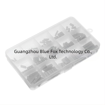 Type A sík kulcscsap, kétfejű félkörös végével, párhuzamos/négyzetes keresztmetszet, GB1096 szabvány, Blue Fox márka