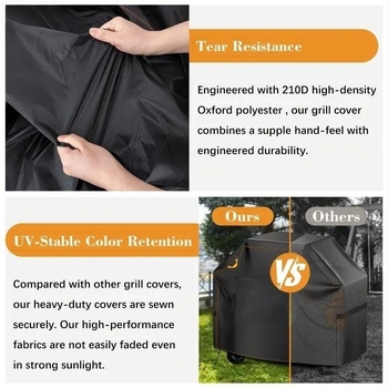 Grillfedél - 210D Oxford anyag, testreszabható, Cikkszám 8.6-1