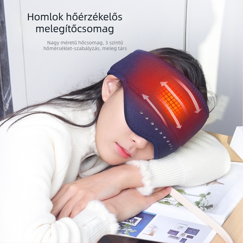 Fej- és szemmasszázs sisak légzsákkal, USB tápegység, 3 sebesség, modell GX-501