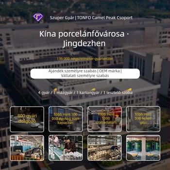 Porcelán magas lábú állateledel-tál anti-tip dizájnnal és ferde peremmel; testreszabható képpel