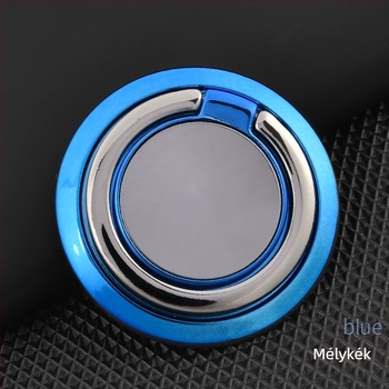 Baodun teljesen fém gyűrűs telefon-tartó mágneses logóval és autós tartóval, modell BDA541-1704, kompatibil Huawei/Honor/OPPO/ZTE/Meizu/Apple, univerzális telefonmodell, kültéri használat, testreszabás támogatott