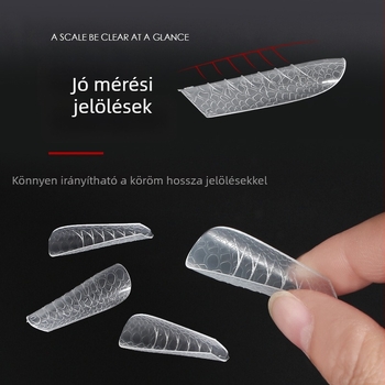 Kristályos köröm-hosszabbító forma, csillagfény mintázat, gyors kötés, nettó tömeg 90 g, 120 darabos csomag
