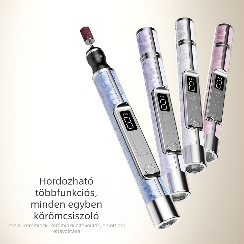 Elektromos körömcsiszoló fúró LCD kijelzővel, modell 2222, cikkszám 2222, márka Aodikang