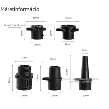 Többfunkciós szelepadapter felfújható SUP-hoz, kajakhoz és felfújható matracshoz; nylonból készült