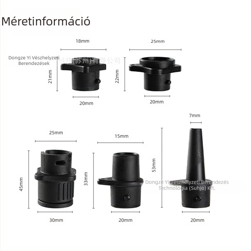 Többfunkciós szelepadapter felfújható SUP-hoz, kajakhoz és felfújható matracshoz; nylonból készült