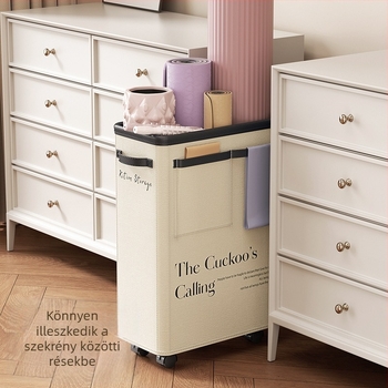 Jógázási tároló doboz, összecsukható, 360°-os forgó kerekekkel, 40–50 literes kapacitás, méretek 56×39×20 cm