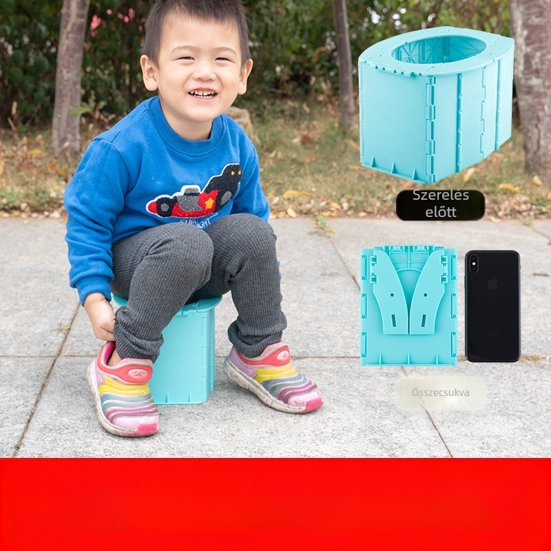 CPC-tanúsítvánnyal rendelkező összecsukható babavécé autóhoz, hordozható, PP, Zhejiang eredet