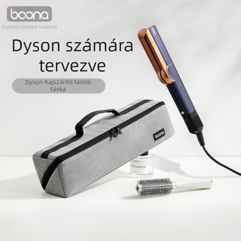 Hajvasaló tároló táska Dyson Airstrait HT01/HS05, Oxford anyag, Offset nyomtatás, Modell BN-DS011, 2 kg teherbírás