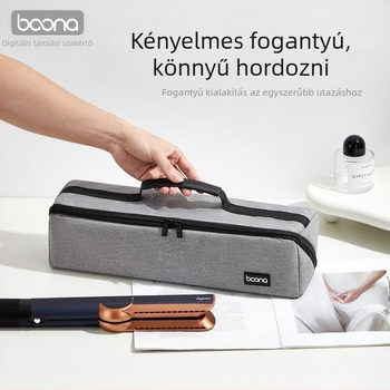 Hajvasaló tároló táska Dyson Airstrait HT01/HS05, Oxford anyag, Offset nyomtatás, Modell BN-DS011, 2 kg teherbírás