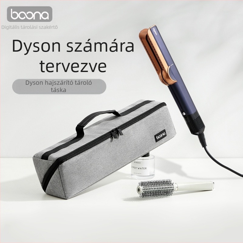 Hajvasaló tároló táska Dyson Airstrait HT01/HS05, Oxford anyag, Offset nyomtatás, Modell BN-DS011, 2 kg teherbírás