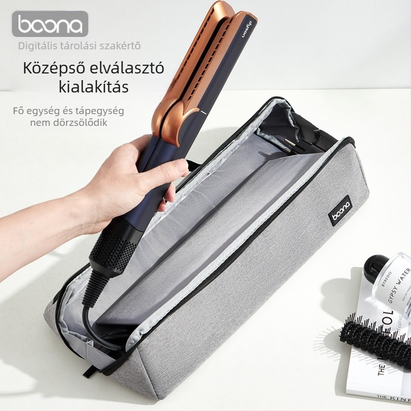 Hajvasaló tároló táska Dyson Airstrait HT01/HS05, Oxford anyag, Offset nyomtatás, Modell BN-DS011, 2 kg teherbírás