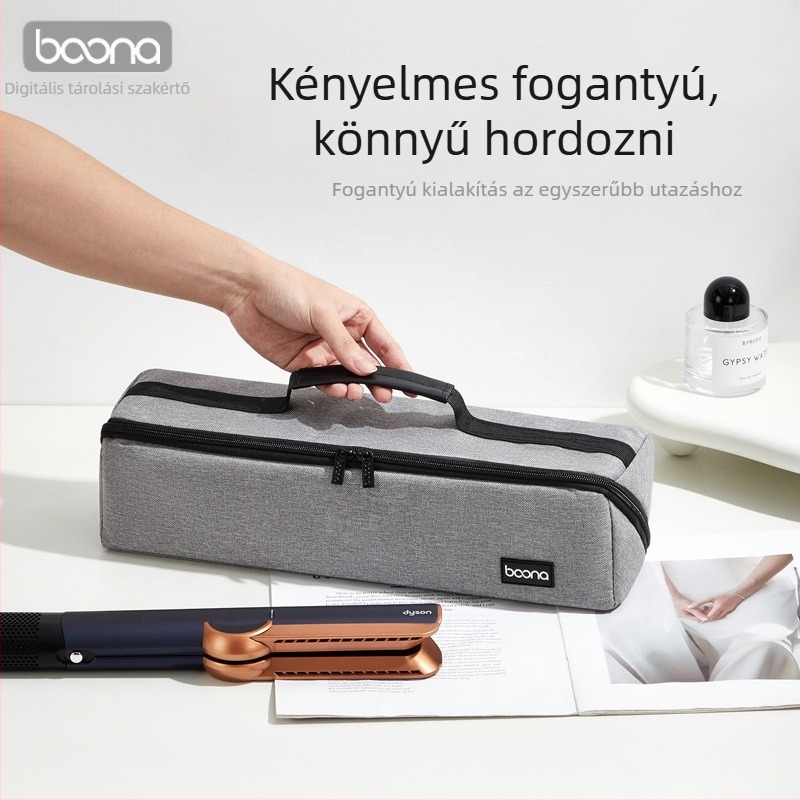 Hajvasaló tároló táska Dyson Airstrait HT01/HS05, Oxford anyag, Offset nyomtatás, Modell BN-DS011, 2 kg teherbírás