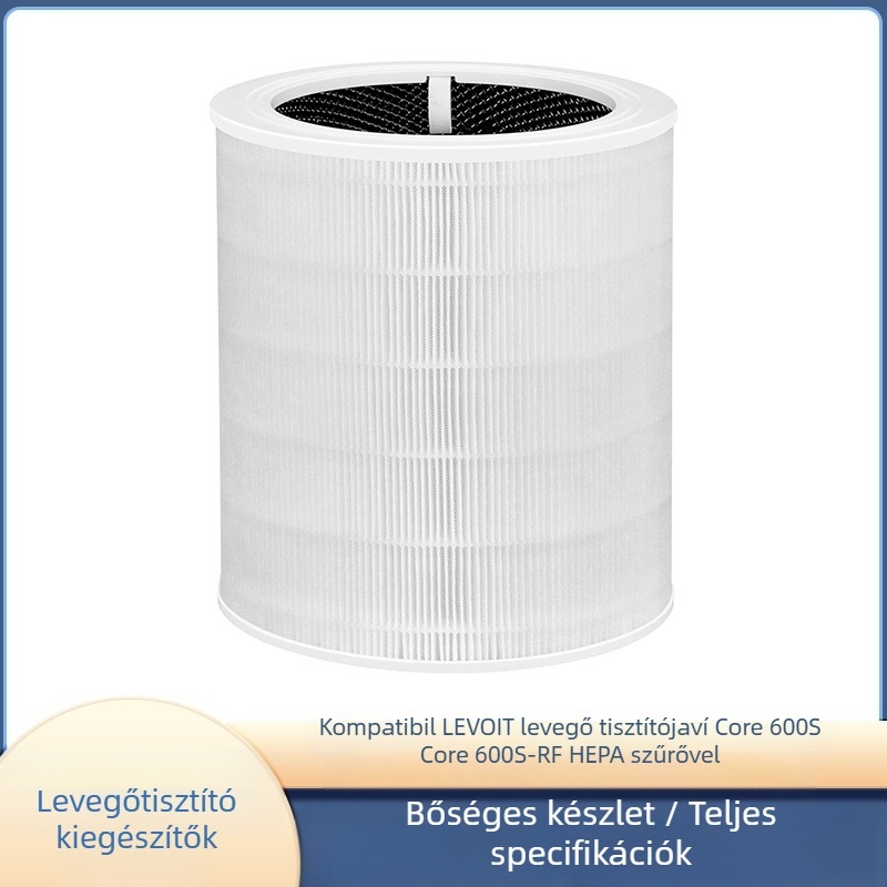 LEVOIT Core 600S/600S-RF légszűrő-kiegészítő – levegőszűrés, 101–150 m² terület, modell Core 600S/600S-RF