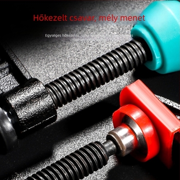 F-clip faipari felhasználásra, ipari minőségű, anyag: Ma steel + cast iron, használat: rögzítés faanyaghoz