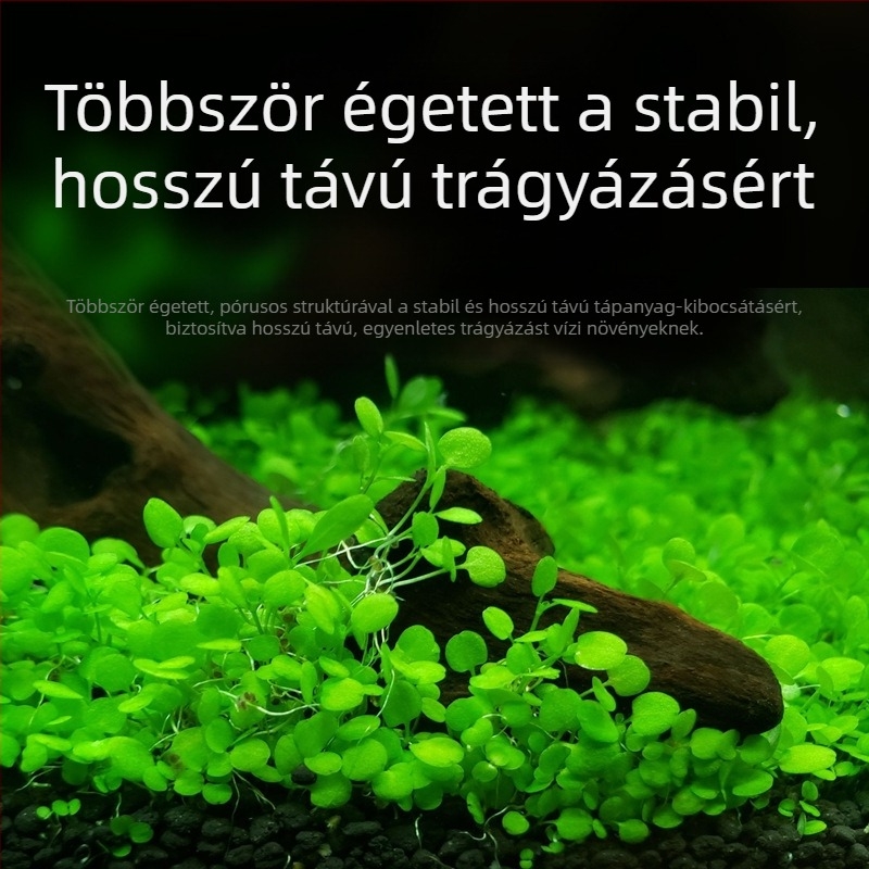 Akváriumi iszap substrát víz alatti növényekhez, tájépítéshez, 20 kg, 50 darab