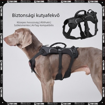 Kutyamellkas-hám — Oxford anyag, modell F5011, kategória: mellkasi pánt, eredet Zhejiang, nem nyújtható