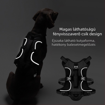 Kutyamellkas-hám — Oxford anyag, modell F5011, kategória: mellkasi pánt, eredet Zhejiang, nem nyújtható