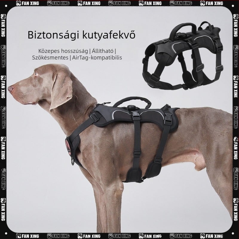 Kutyamellkas-hám — Oxford anyag, modell F5011, kategória: mellkasi pánt, eredet Zhejiang, nem nyújtható