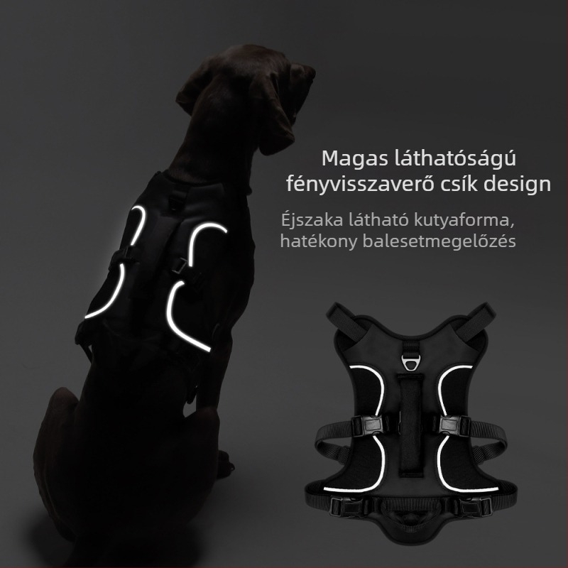 Kutyamellkas-hám — Oxford anyag, modell F5011, kategória: mellkasi pánt, eredet Zhejiang, nem nyújtható