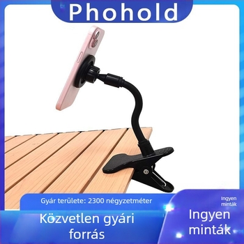 Asztali mágneses telefonállvány 360°-os forgóval, univerzális, testreszabható (magnézium-alumínium-ötvözet konstrukció)