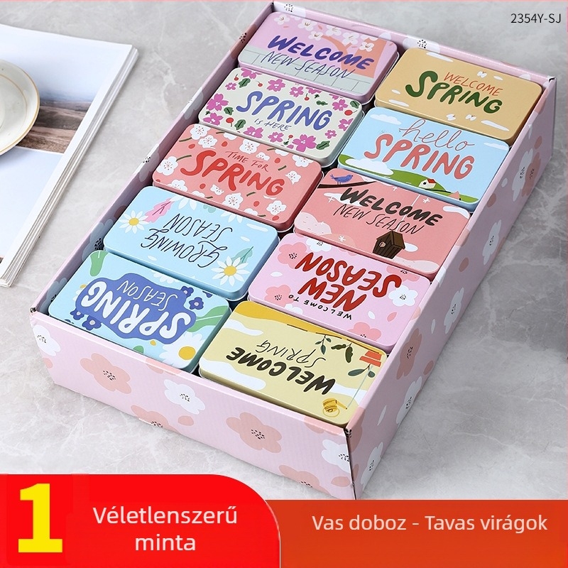 Elegant Charm Kapibára Rajzfilm Fém Tároló Doboz — Tinplate, Termékkód 2354X, Állat Téma