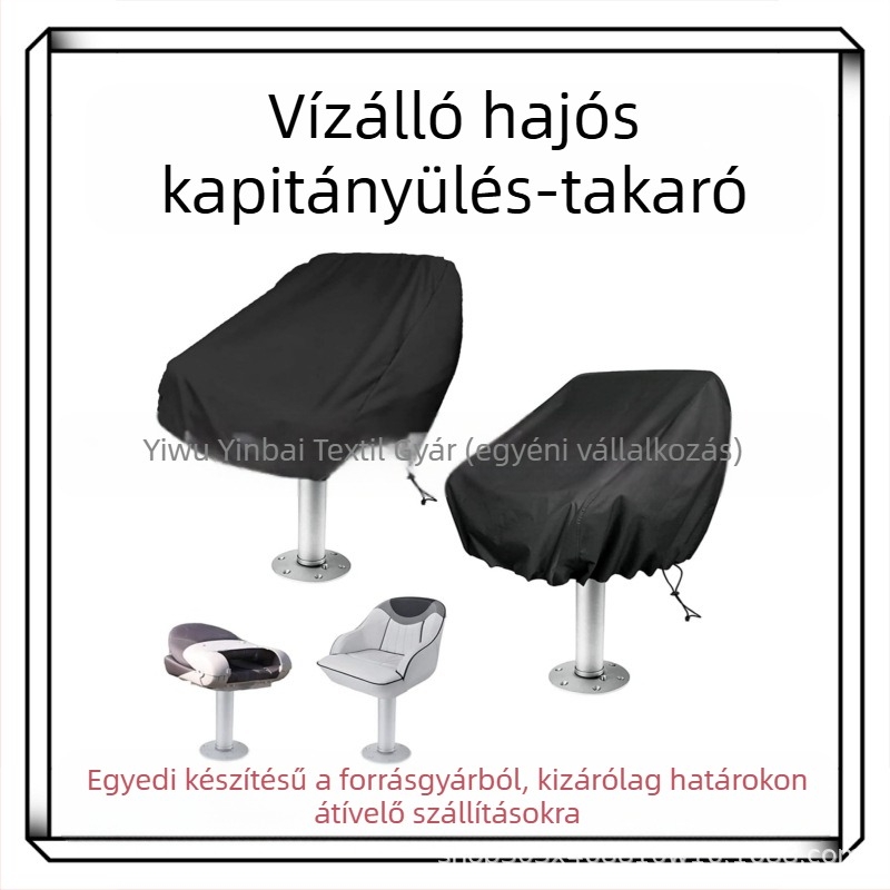 Csónakülés-huzat poliészter anyagból, Silver Cypress márka, univerzális stílus, modell 07266, hajókhoz, jachtokhoz és halászhajókhoz