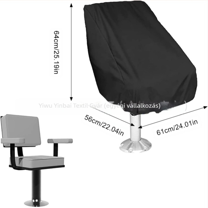 Csónakülés-huzat poliészter anyagból, Silver Cypress márka, univerzális stílus, modell 07266, hajókhoz, jachtokhoz és halászhajókhoz