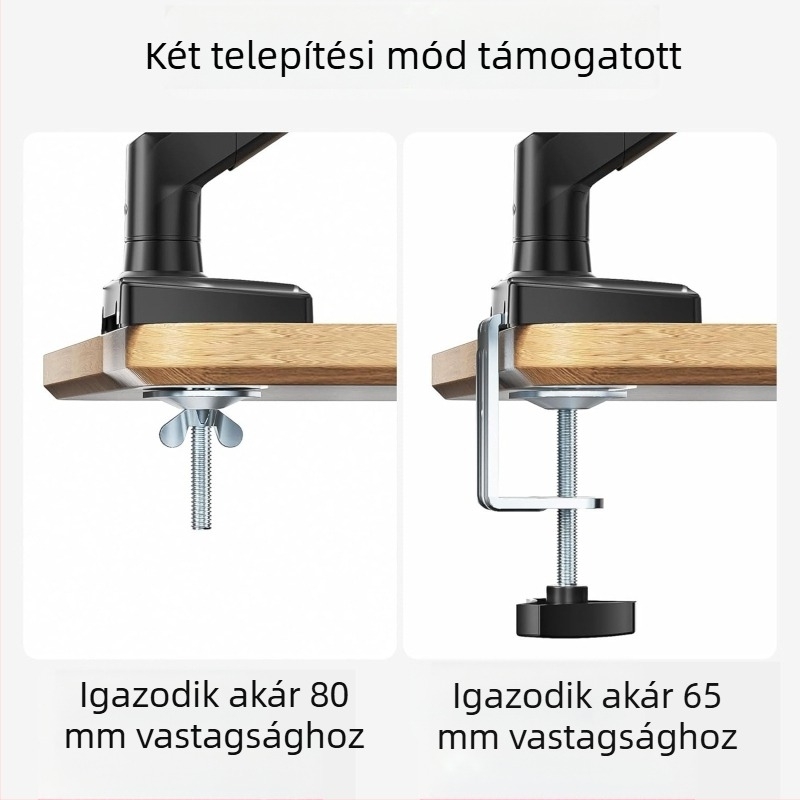 Expassion Alumínium ötvözetes asztali monitorkar, modell PSMA03, típus: asztal, tartó