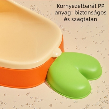 Gyermekeknek szánt álló falra szerelhető piszoár fiúknak, környezetbarát PP anyagból, 0–8 éveseknek