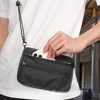 Férfi crossbody táska – nylon, RFID blokkolás, anti-theft védelem, vízálló, üzleti elit stílus
