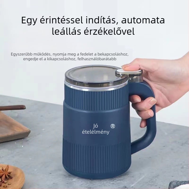 Háztartási nedves és száraz őrlő, 5 pengével, rozsdamentes acél edénnyel, max. 10 000 rpm, 110–240 V