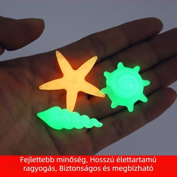 Világító tengeri kövek akváriumi dekorációhoz, fenékhez dekoráció, kód 020