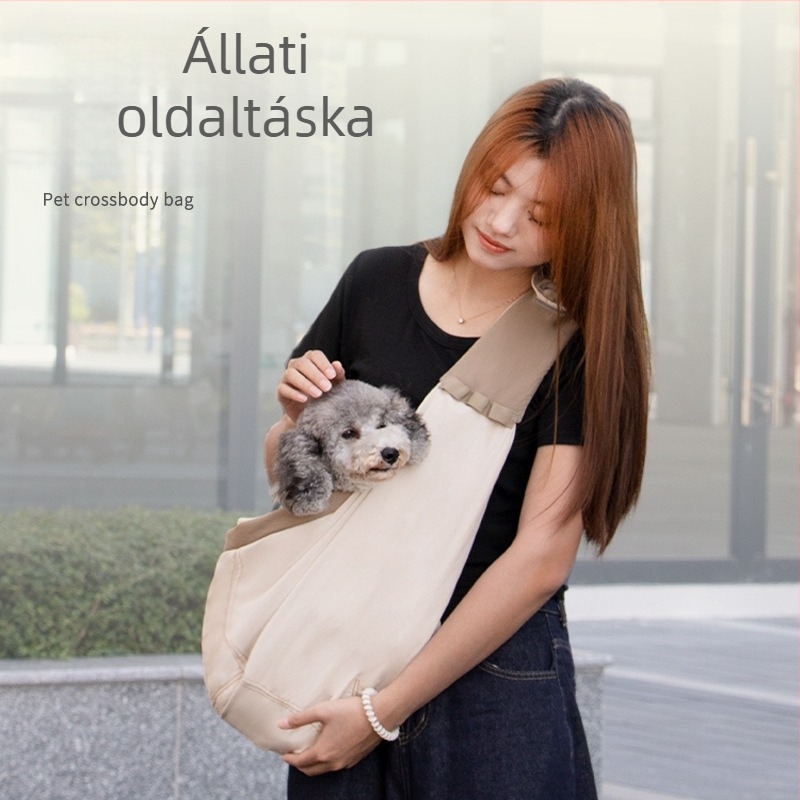 DODOPET Igazi bőr háziállat hátizsák – kirándulásokhoz, kutyák legfeljebb 6 kg és macskák legfeljebb 7 kg