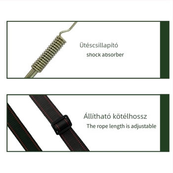 Kutyapóráz rozsdamentes acélból, PETALENT, univerzális használat, modell SCL9462B