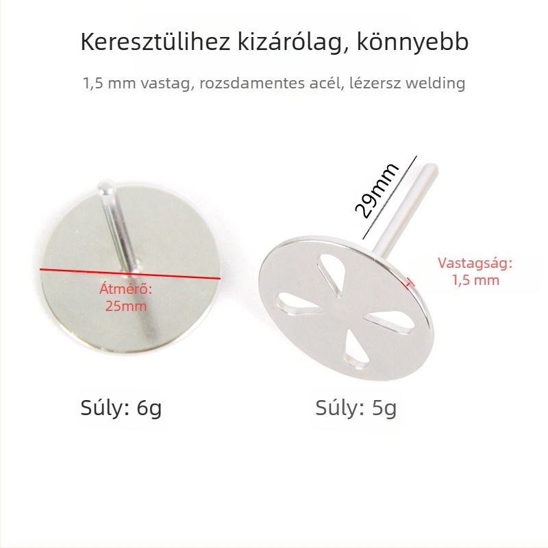 Körömök csiszoló korong forgó tengellyel – Bo Zhuan rozsdamentes acél, Ø25 mm, 6 g, holt bőr eltávolítása pedikűrhöz