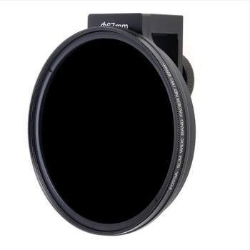 iPhone Szűrő-tartó a mobilfotózáshoz | Alumínium ötvözet, kompatibil 67 mm-es szűrővel