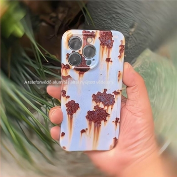 Telefonvédő tok cinkfoltos pöttyökkel és szimulált törött hatással, tartós ütésálló, Sorozat 1, Termékkód 000000, Márka: Nincs márka