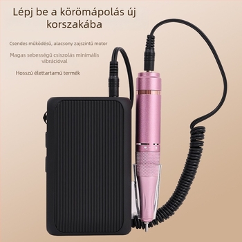 Elektronikus körömdörzsölő – felületi csiszoló eszköz, műanyag ház, modell CH-DM802, Zhejiang