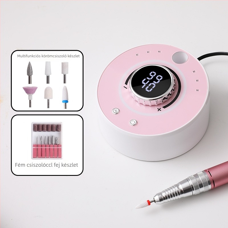 Körömcsiszoló QK-169A, 36000 RPM, 630 g, körmök formázása és polírozása, fém + ABS + elektronikus alkatrészek