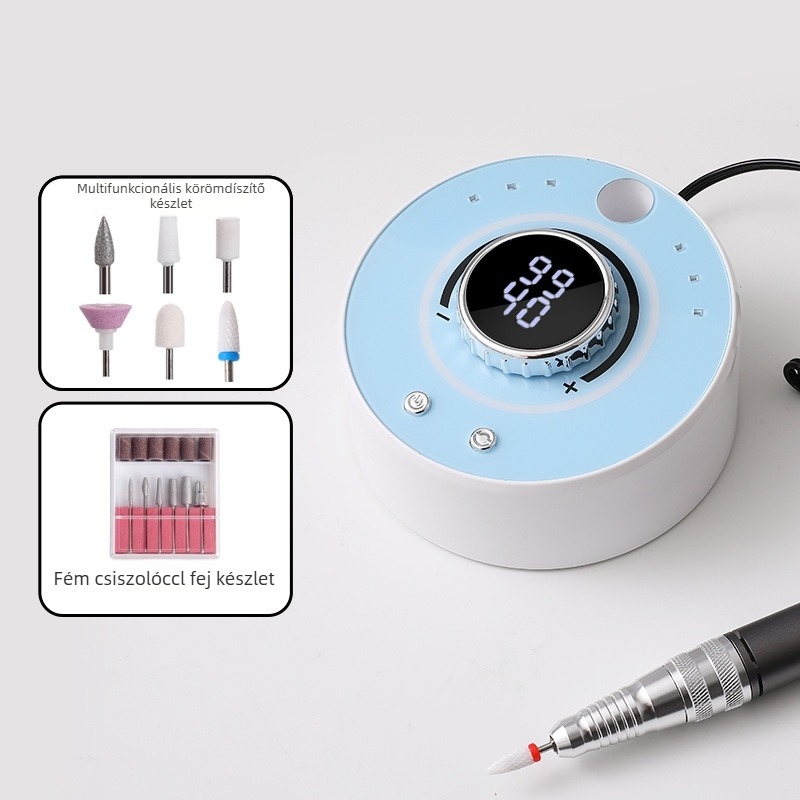 Körömcsiszoló QK-169A, 36000 RPM, 630 g, körmök formázása és polírozása, fém + ABS + elektronikus alkatrészek