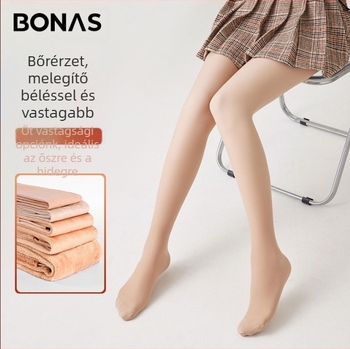 Velúr formázó harisnyanadrág, közepes vastagságú, 70–80% poliészter, fleece-béléssel