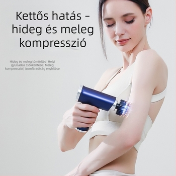 USB újratölthető miofasciális masszírozó több szintű beállítással, 5+ fokozat, 6+ fej, beépített 1200–2000 mAh akkumulátor