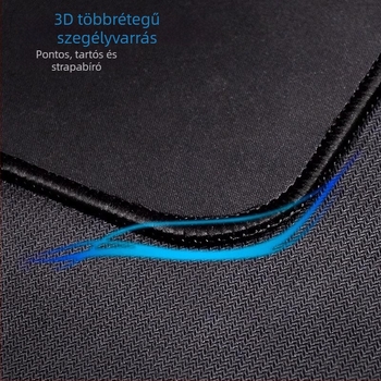 Gamer asztali pad, természetes gumi, csúszásmentes, egyoldalú, hőátvitel