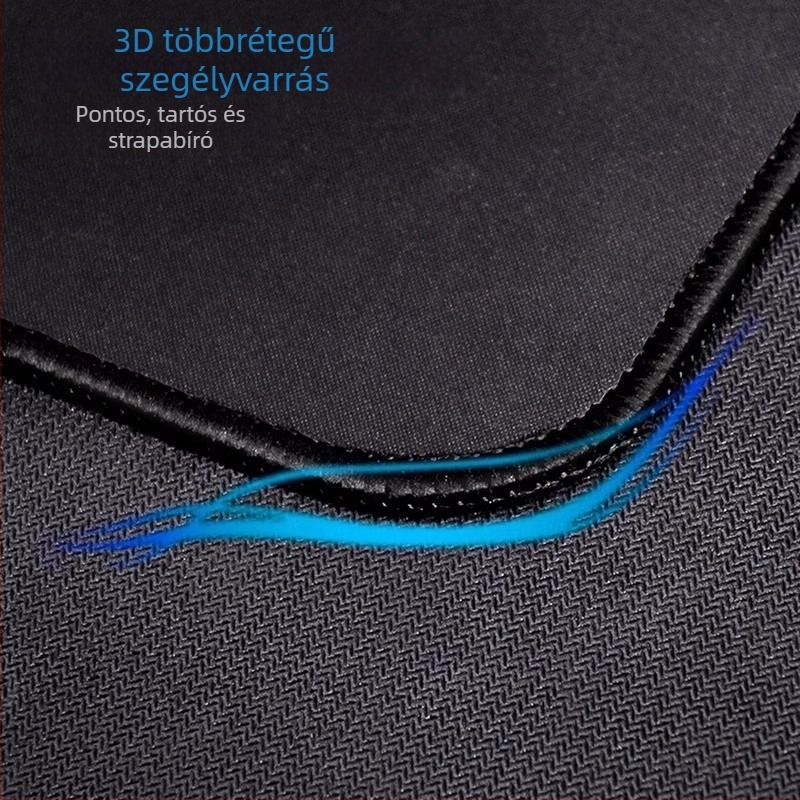 Gamer asztali pad, természetes gumi, csúszásmentes, egyoldalú, hőátvitel