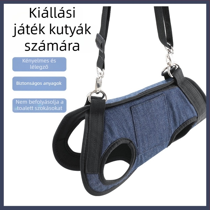 Háziállat hátizsák sétákhoz – Anyag: Sandwich Mesh + Denim; Termékkód: 10184; Kategória: Háziállat táska; Keménység: Közepesen puha; Mintázat: Egyszínű