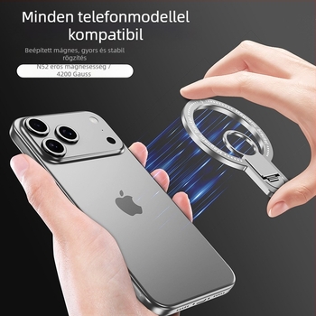 MagSafe mágneses telefon körgyűrű tartó és forgó asztali állvány — alumíniumötvözet, univerzális stílus, modell fy