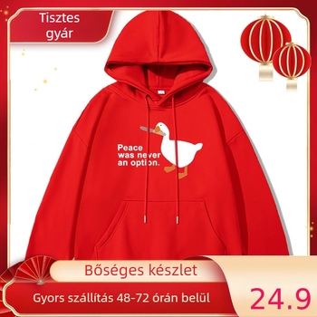 Nyomtatott pulóver, lazán szabott, hosszú ujjú, kerek nyakú, 95% poliészter